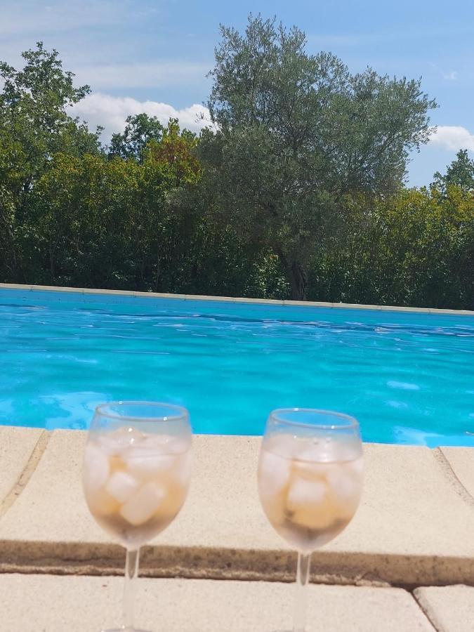 Résidence Luberon: Vue Panoramique et Piscine près du Colorado Provençal Viens Exterior photo